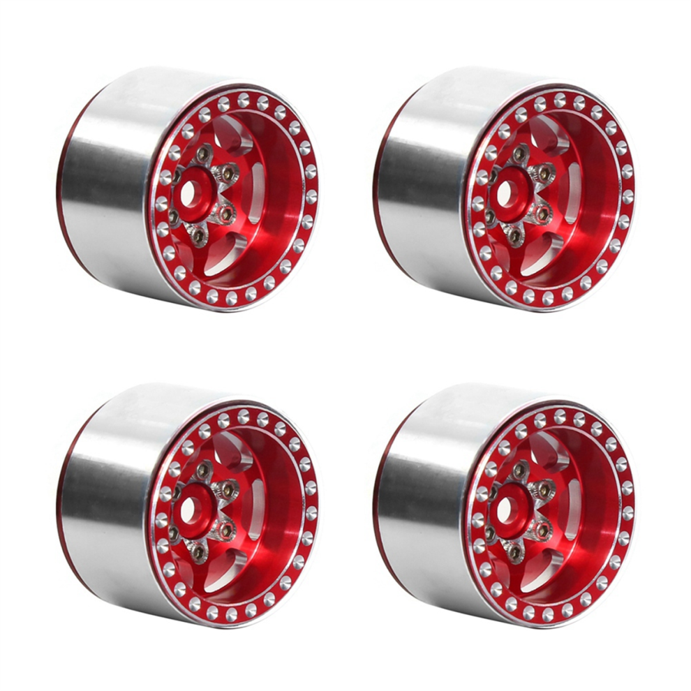 1.0 Inch Metal Beadlock Wheel Hub Rim For 1/18 Rc Crawler Car Trx4-M Scx24 Parts 4853346361658