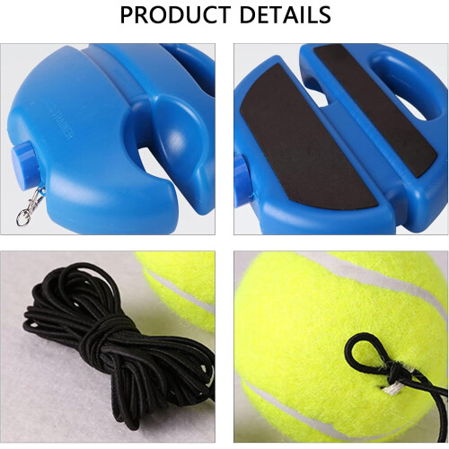 Tennis Trainer Rebound Ball with Baseboard for Solo Practice Training 1