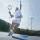 Tennis Trainer Rebound Ball with Baseboard for Solo Practice Training 5