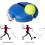 Tennis Trainer Rebound Ball with Baseboard for Solo Practice Training 7