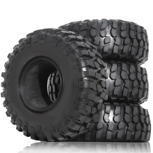 4PCS 1.9 Inch Universal Climbing Tire 106mm Rock Terrain with Inner Liner for 1/10 Rc Crawler