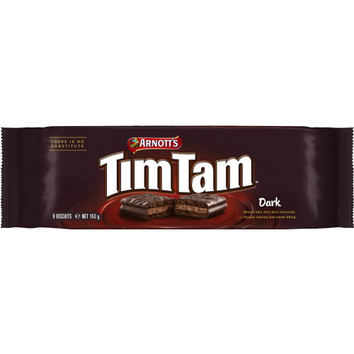 Arnott's Tim Tam Dark Biscuits 163G