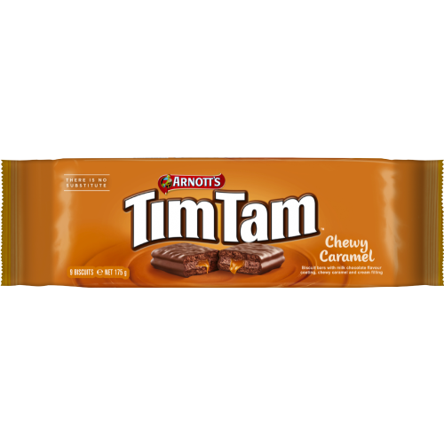 Arnott's Tim Tam Chewy Caramel Biscuits 175G
