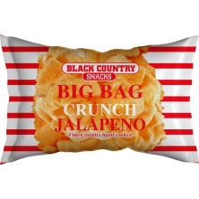 Black Country Snacks Big Bag Pork Crunch - Jalapeno 80G