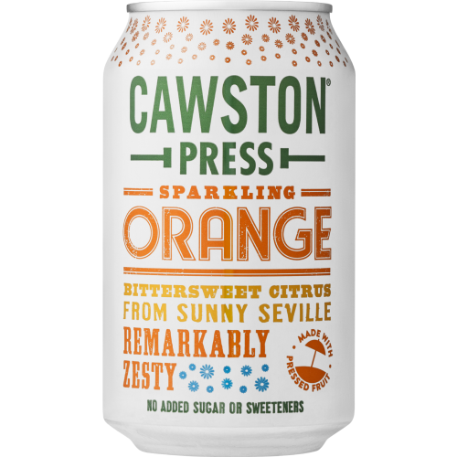 Cawston Press Sparkling Orange Can 330Ml