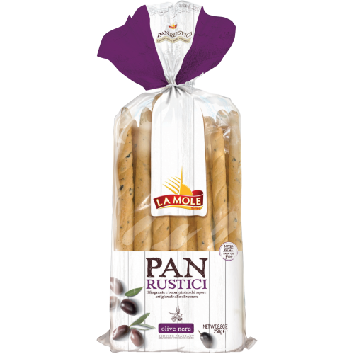La Mole Panrustici Breadsticks - Olives 250G
