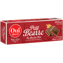 Oui Love It! Petit Beurre With Dark Chocolate 150G