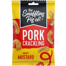 The Snaffling Pig Co. Pork Crackling - Mighty Mustard 40G
