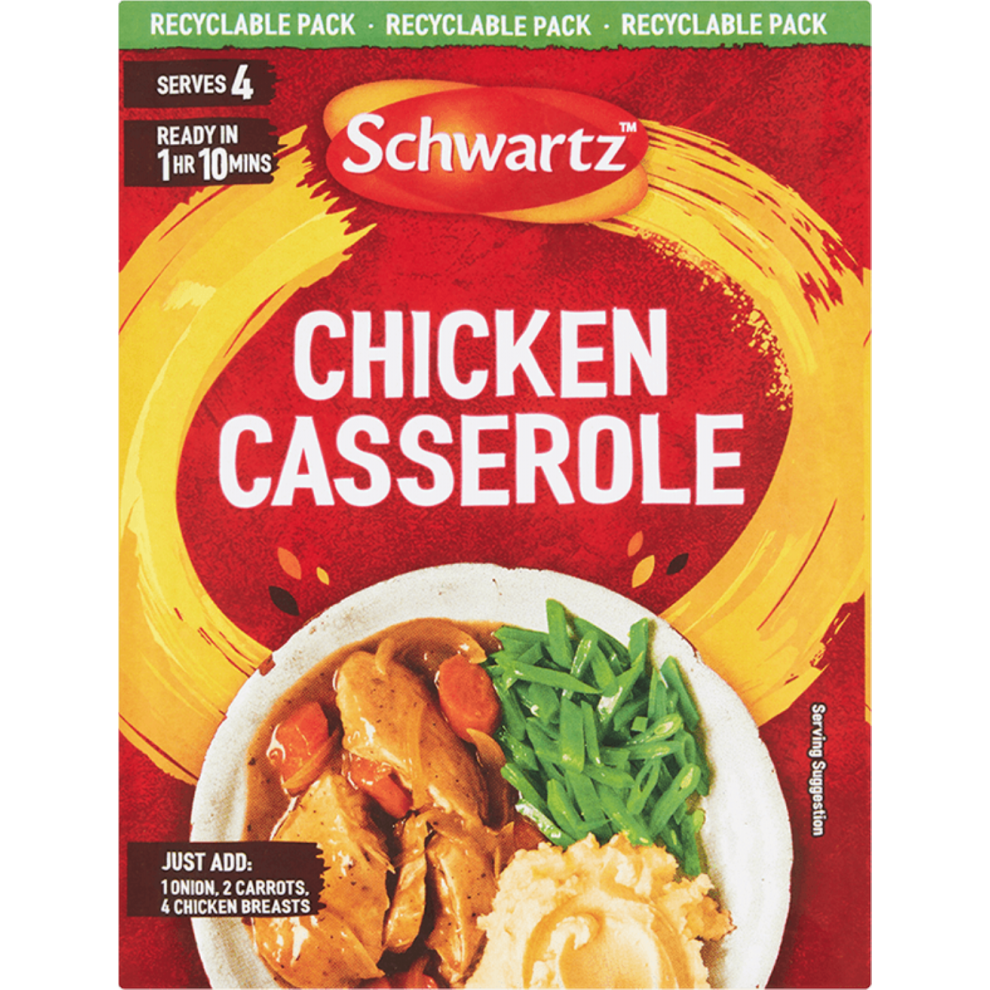 Schwartz Chicken Casserole Recipe Mix 36G