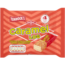 Tunnock's Caramel Log 4 Pack (4X32G)