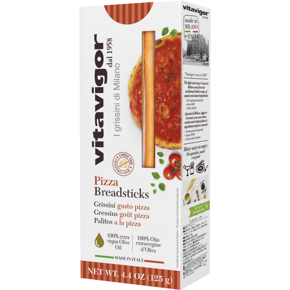 Vigor Vita Grissini Breadsticks - Pizza 125G