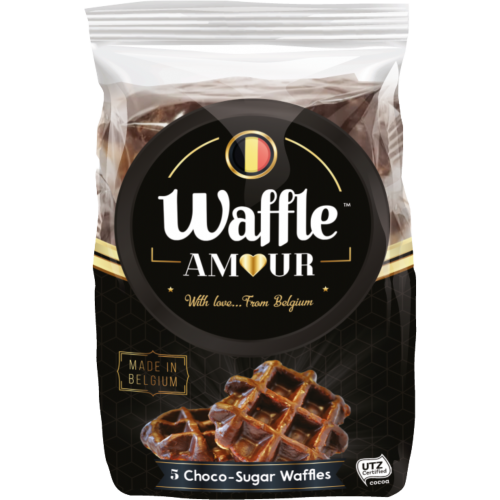 Waffle Amour 5 Choco-Sugar Waffles 300G