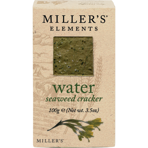 Border Artisan Biscuits Millers Elements Water Seaweed Crackers 100g
