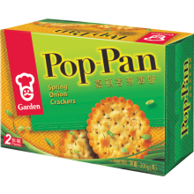 Garden Pop-Pan Spring Onion Crackers 200G