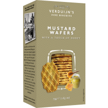 Verduijn's Mustard Wafers With Honey 75G