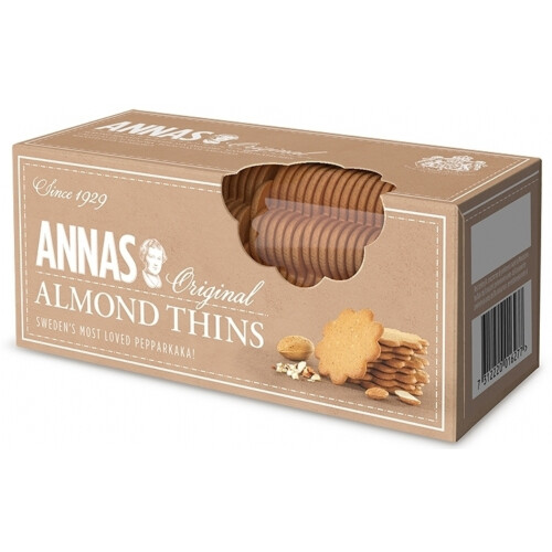 Annas Almond Thins 150G