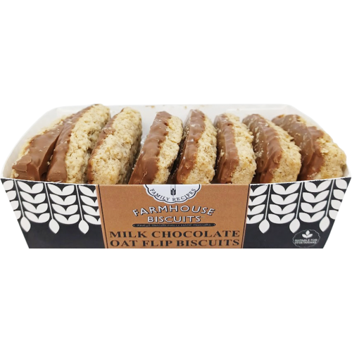 Farmhouse Biscuits Milk Chocolate Oat Flip Biscuits 150G