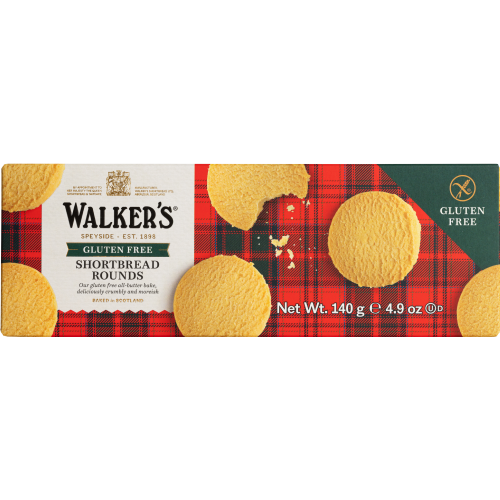 Walkers Gluten Free Shortbread Rounds 140g