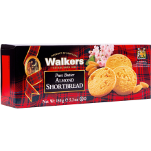 Walker's Pure Butter Almond Shortbread 150G