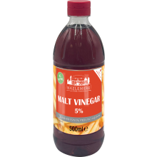 Hazlemere Fine Foods Malt Vinegar 5% 500Ml