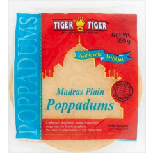 Tiger Tiger Madras Plain Poppadums 250G