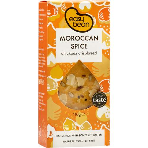 Easy Bean Moroccan Spice - Chickpea Crispbread 110G