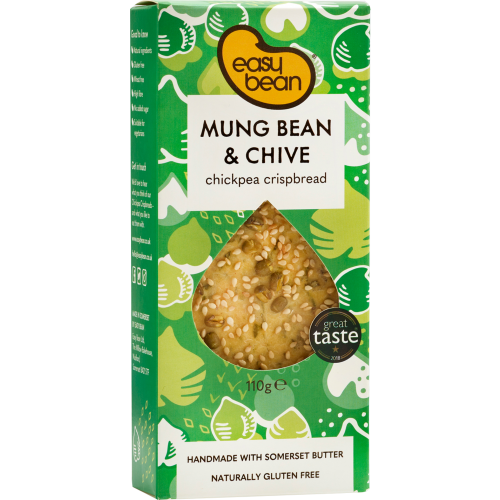 Easy Bean Mung Bean & Chive - Chickpea Crispbread 110G