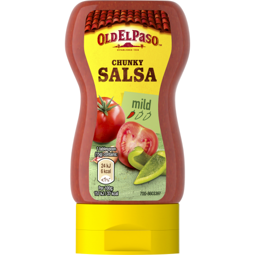 Old El Paso Mild Chunky Salsa - Squeezy 238G