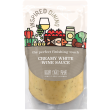 Atkins & Potts Inspired Dining - Creamy White Wine Sauce 200G