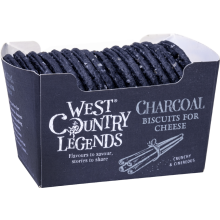 West Country Legends Charcoal Biscuits For Cheese 100G