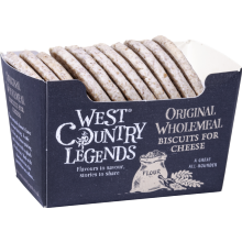 West Country Legends Original Wholemeal Biscuits For Cheese 100G