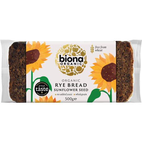 Biona Organic Rye Sunflower Seed Bread 500G