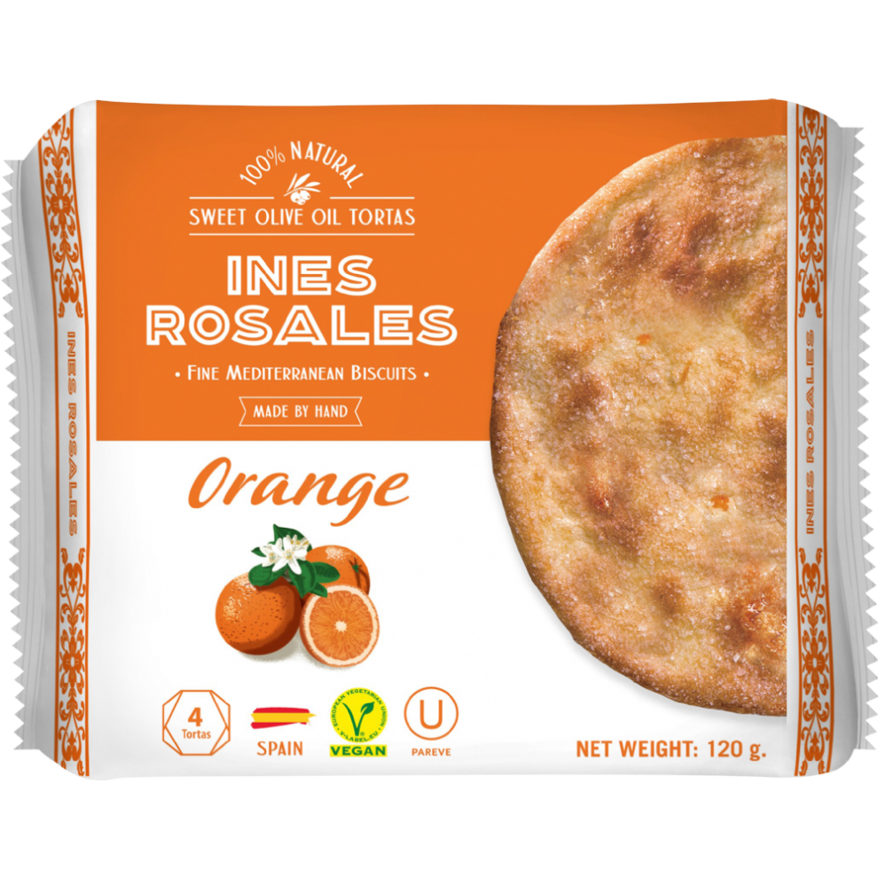 Ines Rosales Sweet Olive Oil Tortas With Orange 120G