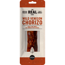 The Real Cure Wild Venison Chorizo - Whole 110G