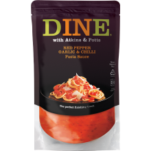 Atkins & Potts Red Pepper, Garlic & Chilli Pasta Sauce 350G