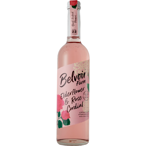 Belvoir Elderflower & Rose Cordial 50Cl