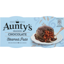 Aunty's Chocolate Steamed Puds (2X95G)