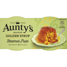 Aunty's Golden Syrup Steamed Puds (2X95G)