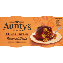 Aunty's Sticky Toffee Steamed Puds (2X95G)