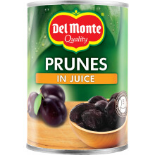 Del Monte Prunes in Juice 410G - Versatile, Sweet Prunes for Baking, Salads, Cocktails & Smoothies