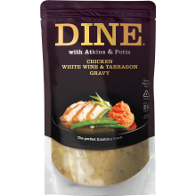 Atkins & Potts Chicken, White Wine & Tarragon Gravy 350G