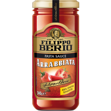 Filippo Berio Arrabbiata Pasta Sauce 340G