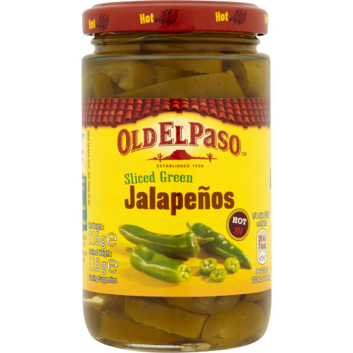 Old El Paso Sliced Green Jalape?os 215G