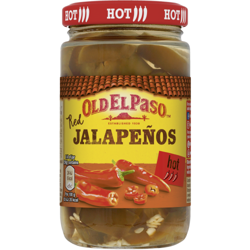 Old El Paso Sliced Red Jalape?os 215G