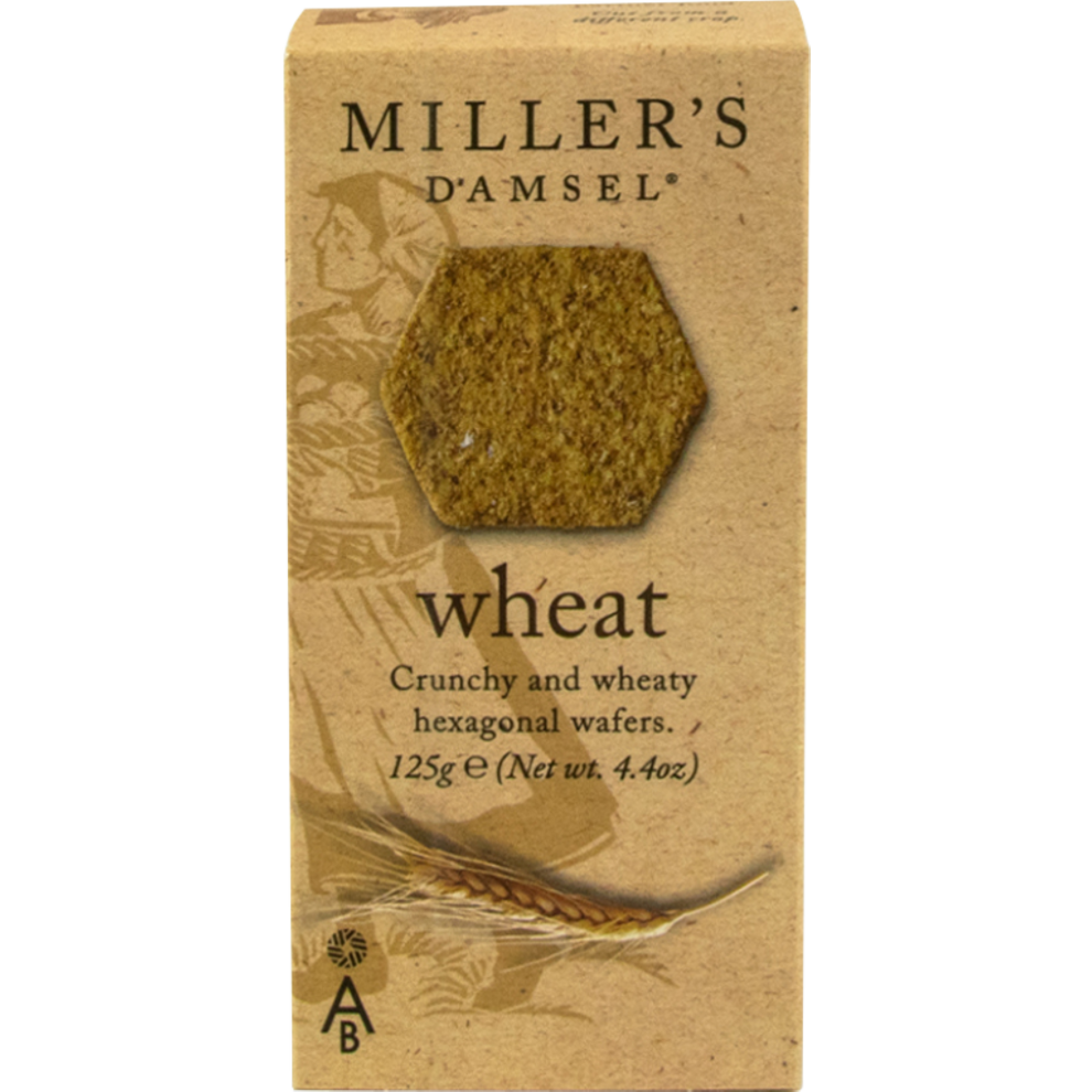 Border Artisan Biscuits Miller's Damsel Wheat Wafers 125G