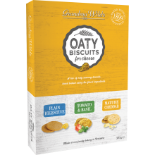 Grandma Wild's Oaty Biscuits For Cheese Selection 385G