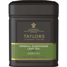 Taylors Of Harrogate Imperial Gunpowder Leaf Tea - Caddy 125G