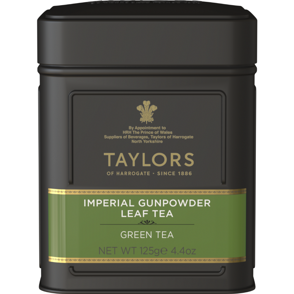 Taylors Of Harrogate Imperial Gunpowder Leaf Tea - Caddy 125G
