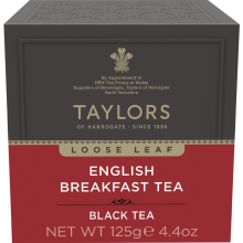 Taylors of Harrogate English Breakfast Leaf Tea 125g