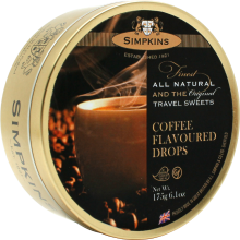 Simpkins Travel Sweets - Coffee Flavoured 175G
